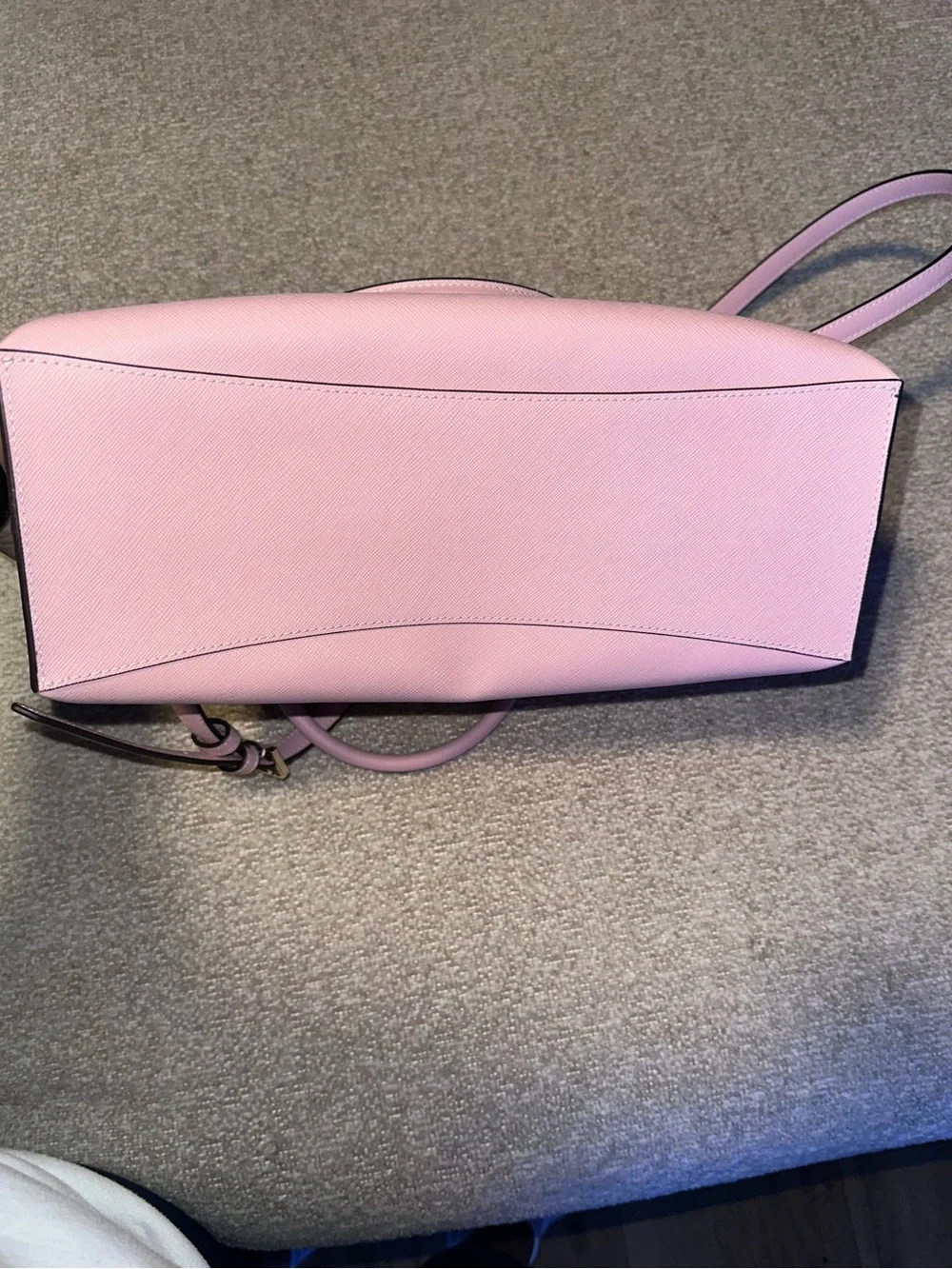 Kate Spade Shimmer Pink RAE Satchel bag with Gold Hardware